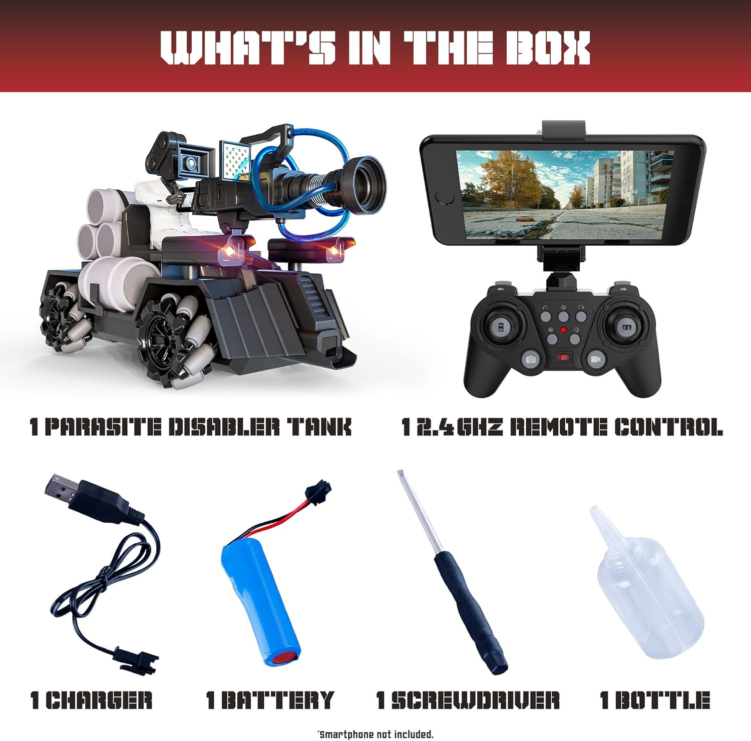 Parasite Disabler Laser Tank RC