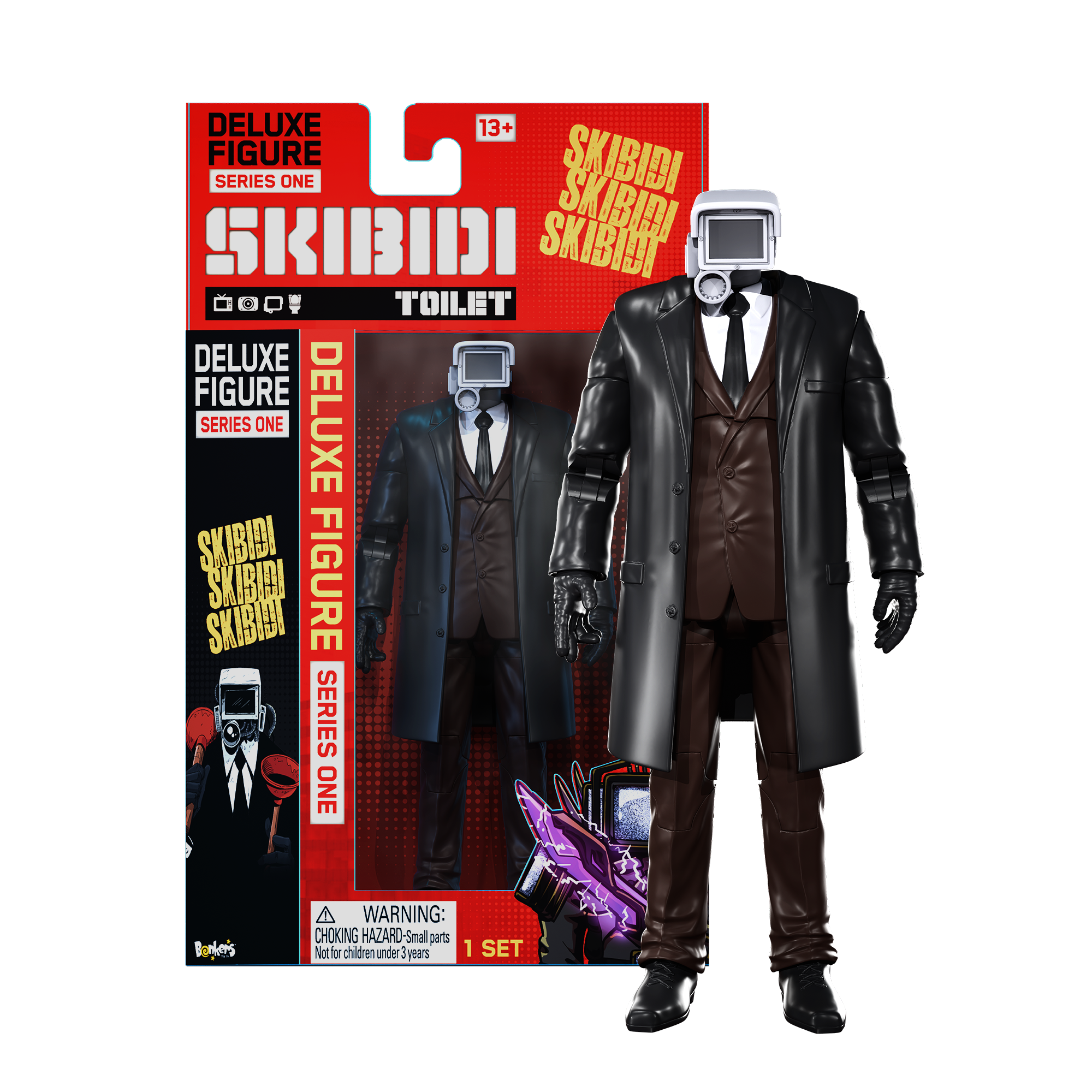 Skibidi Deluxe Toilet RC Youtube Animation Sensation Télécommande Figurine Officielle