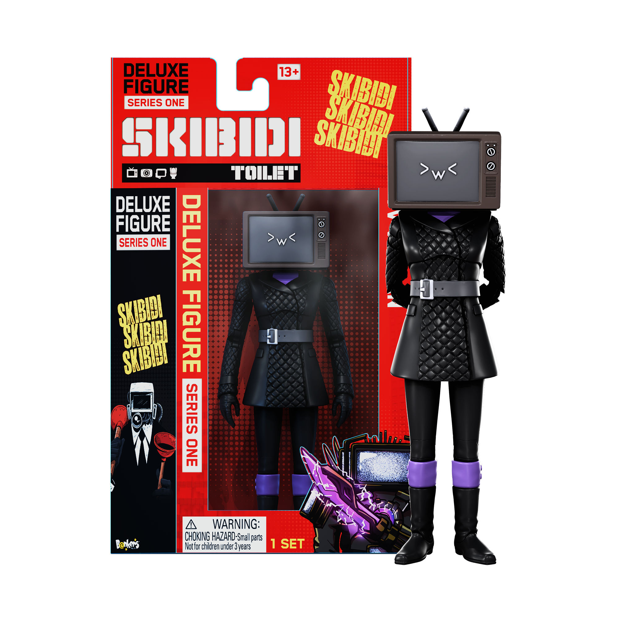 Skibidi Toilet TV Woman Deluxe Action Figure