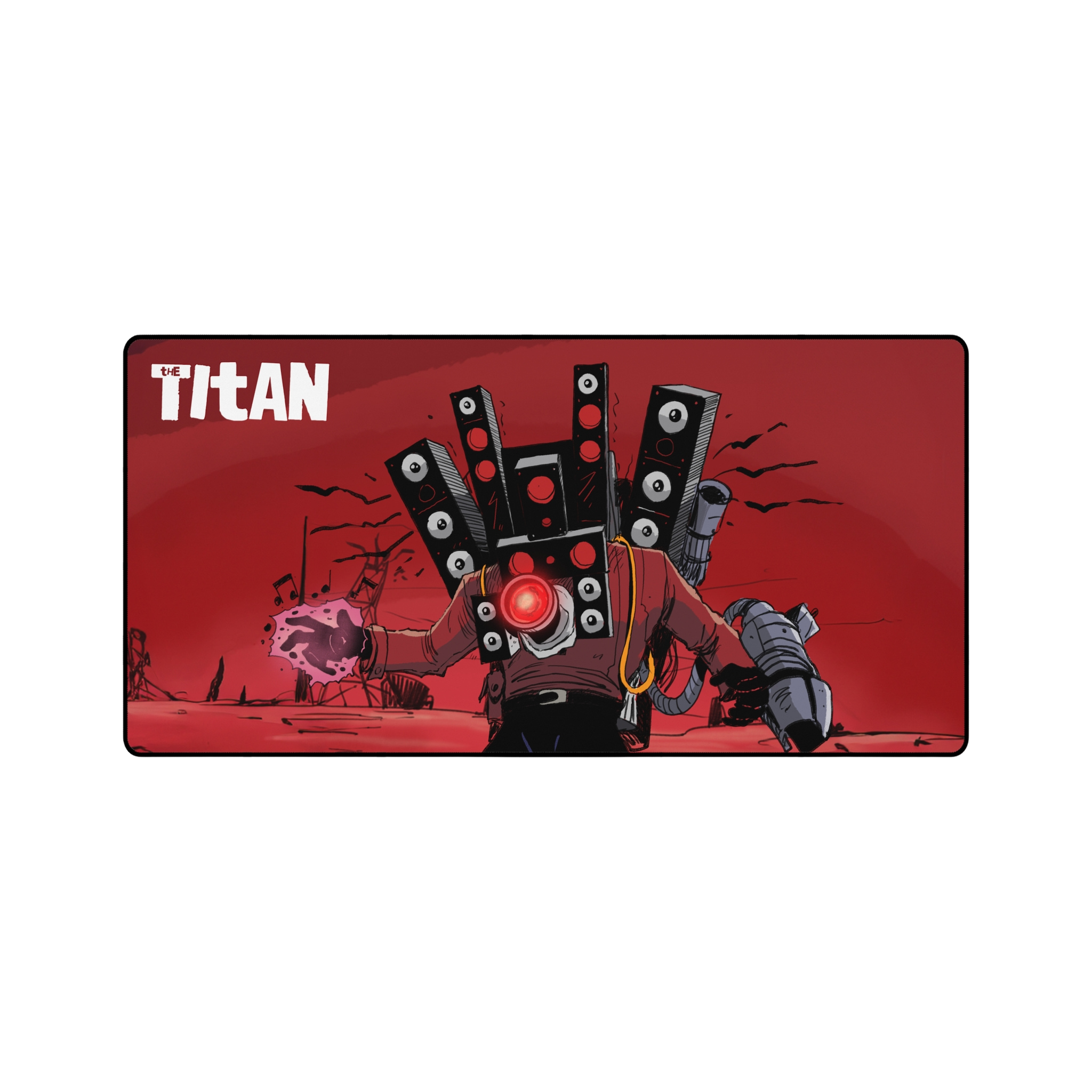 Titan Speakerman - High Voltage Gaming Mouse Pad