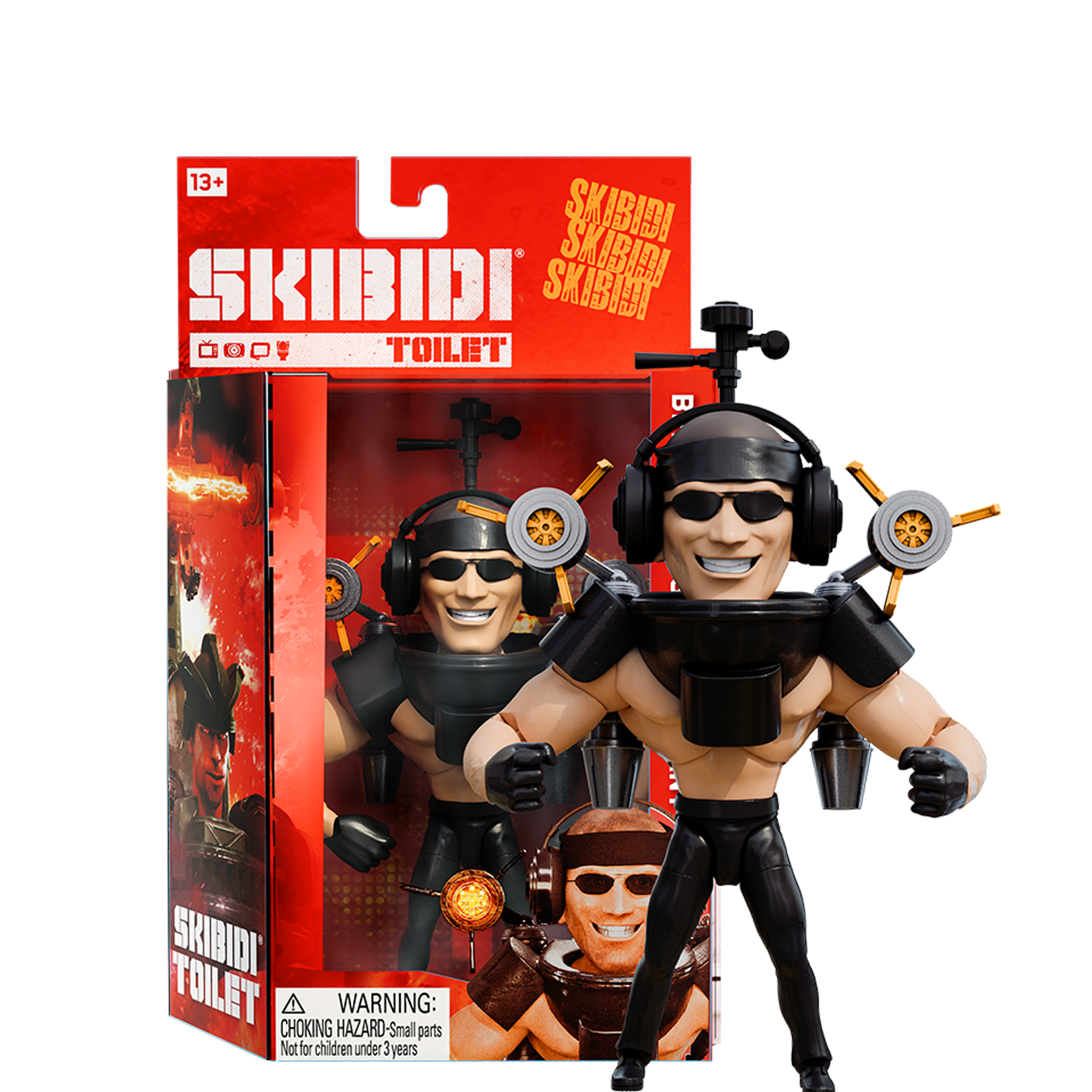 Skibidi Toilet Deluxe Figure - Berserker Skibidi Mutant Skibidi Toilet Deluxe Figure - Berserker Skibidi Mutant