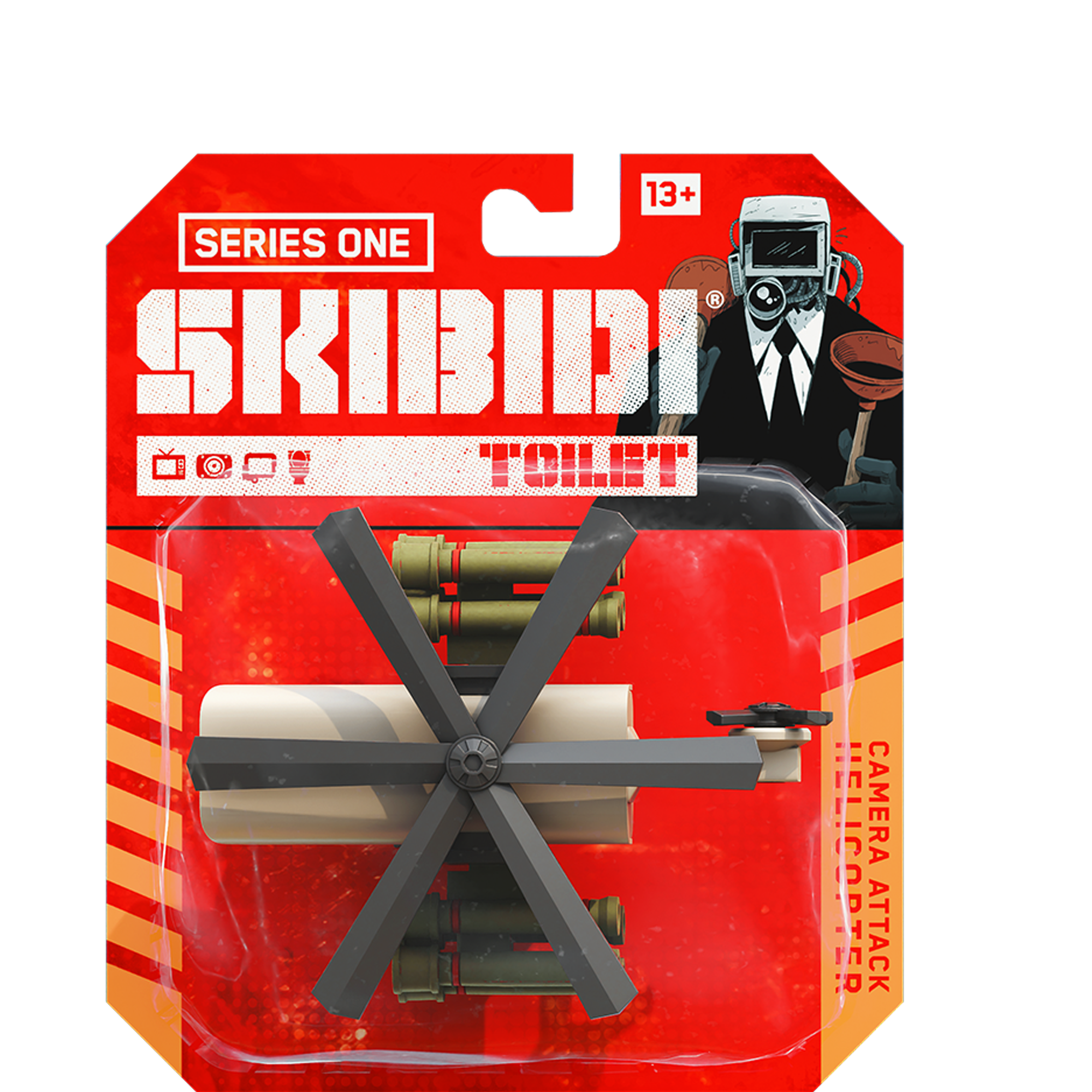 Skibidi Toilet 1:64 Diecast - Camera Attack Helicopter