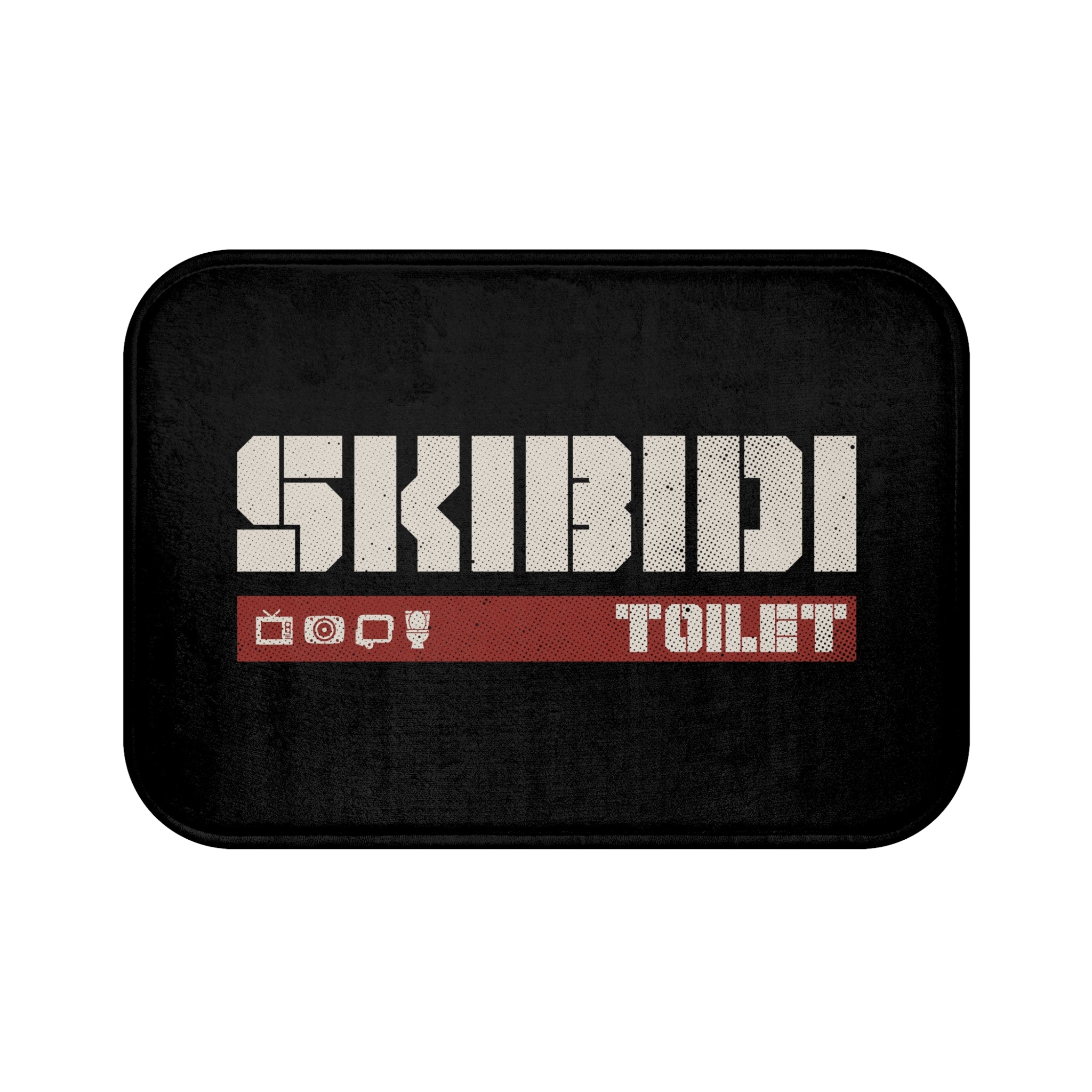 Skibidi Toilet Logo Bath Mat