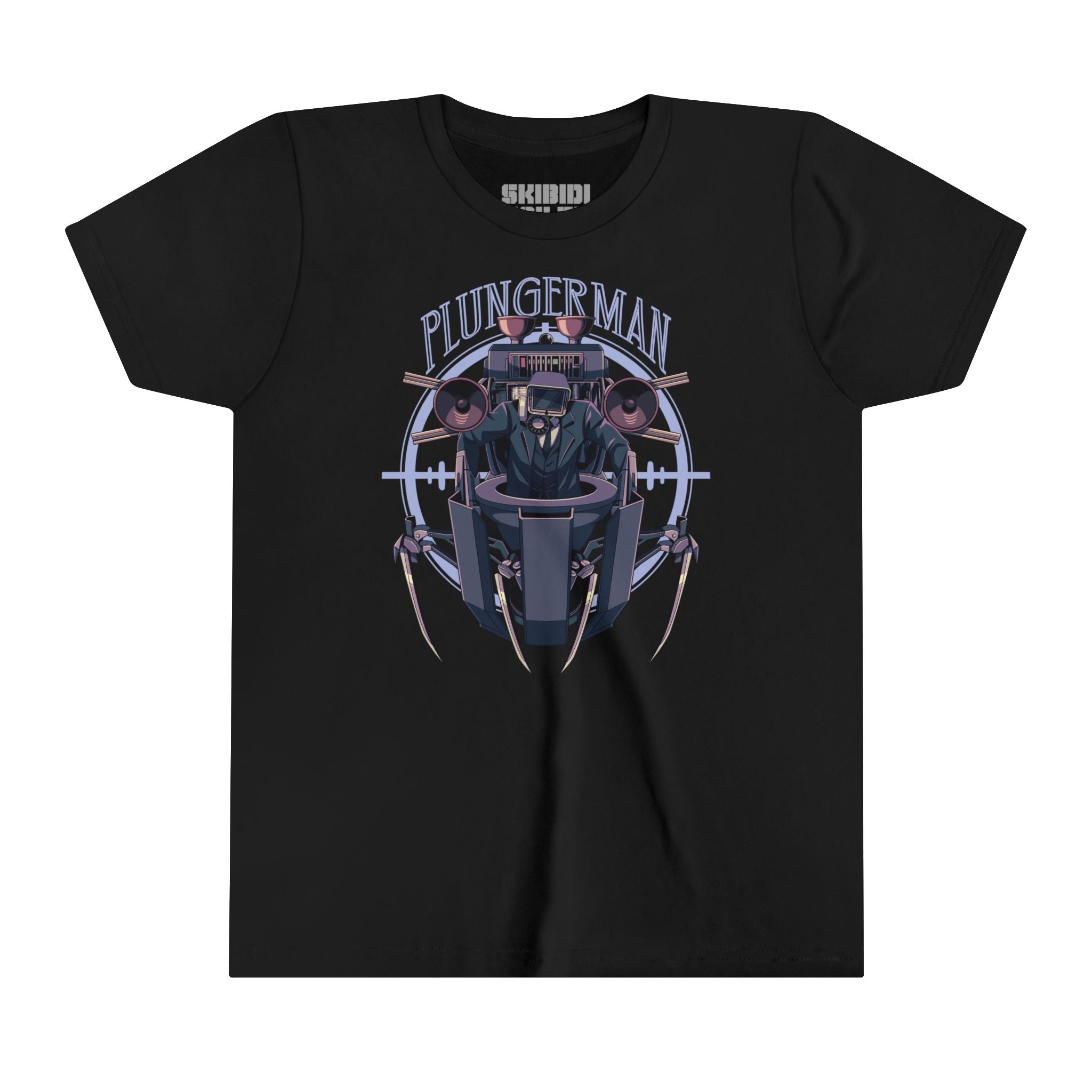 Plungerman - Glitchmobile Tee - Youth