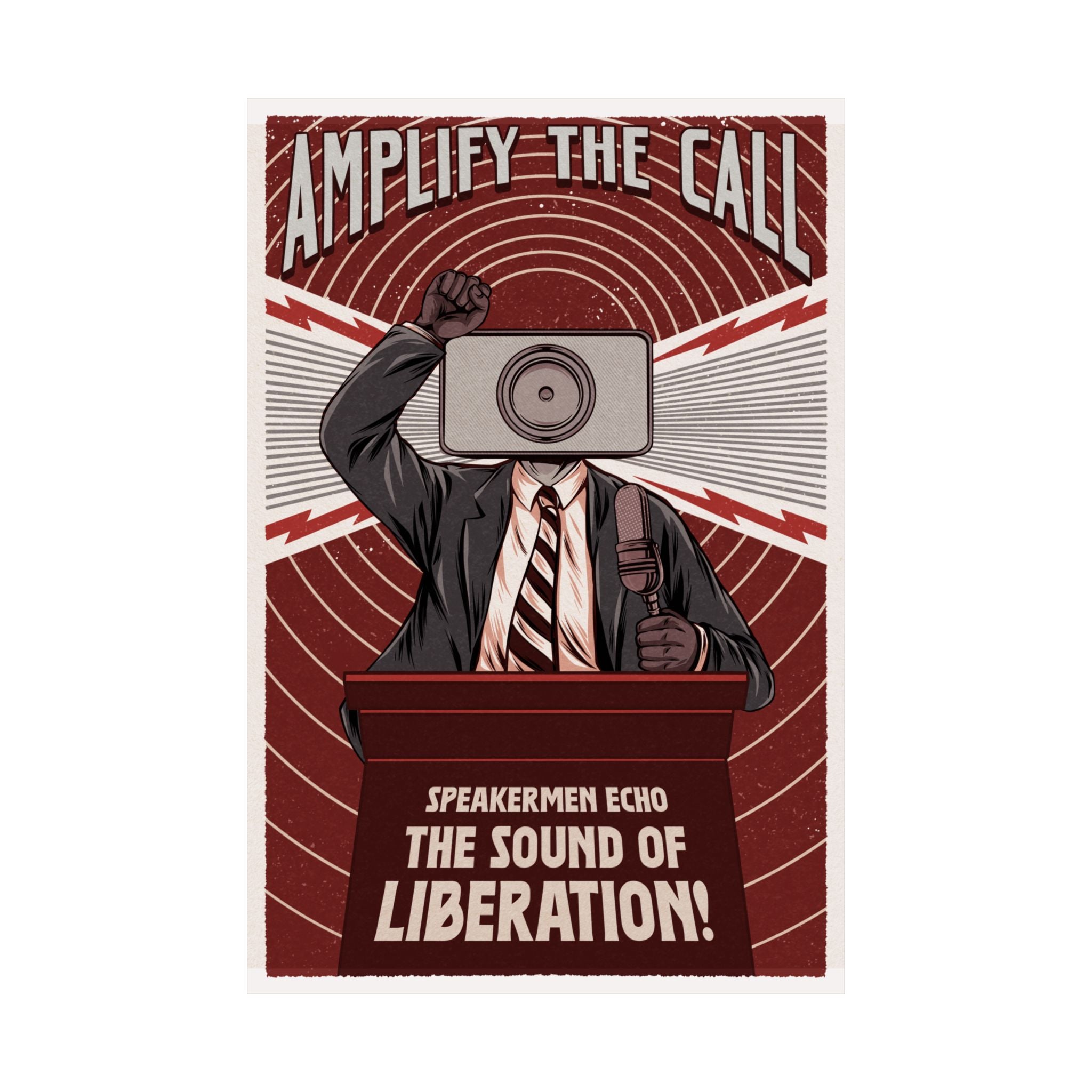 Speakerman - Amplify The Call Poster