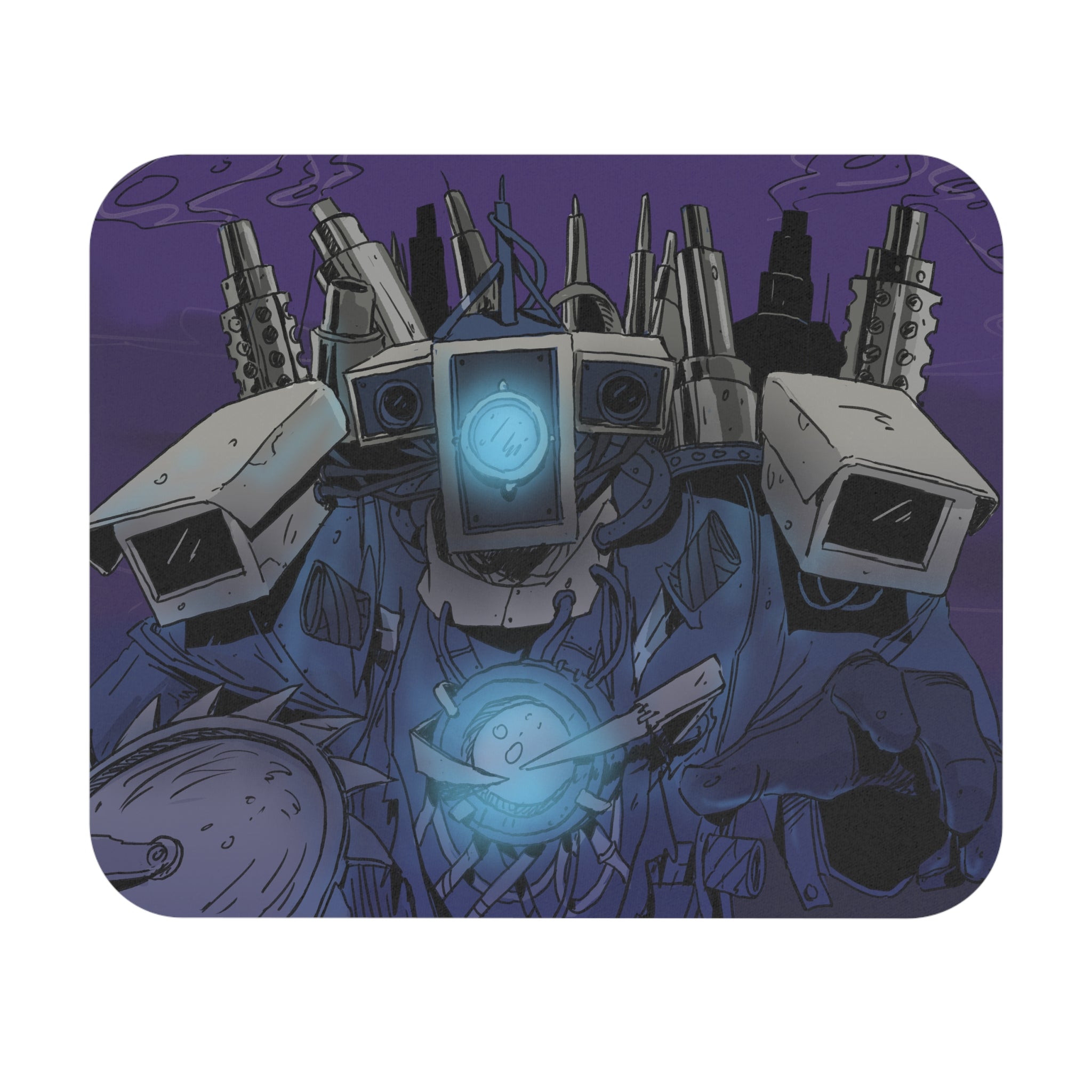 Titan Cameraman - Cosmic Dust Mouse Pad