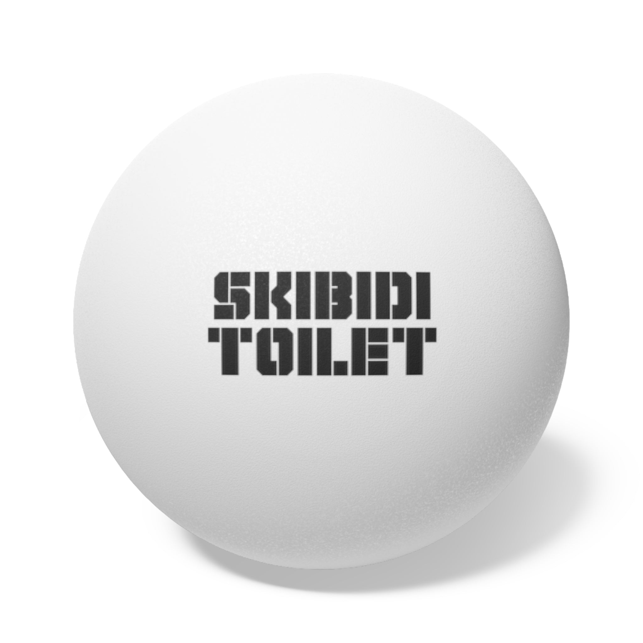 Skibidi Toilet Ping Pong Balls 6 Pack