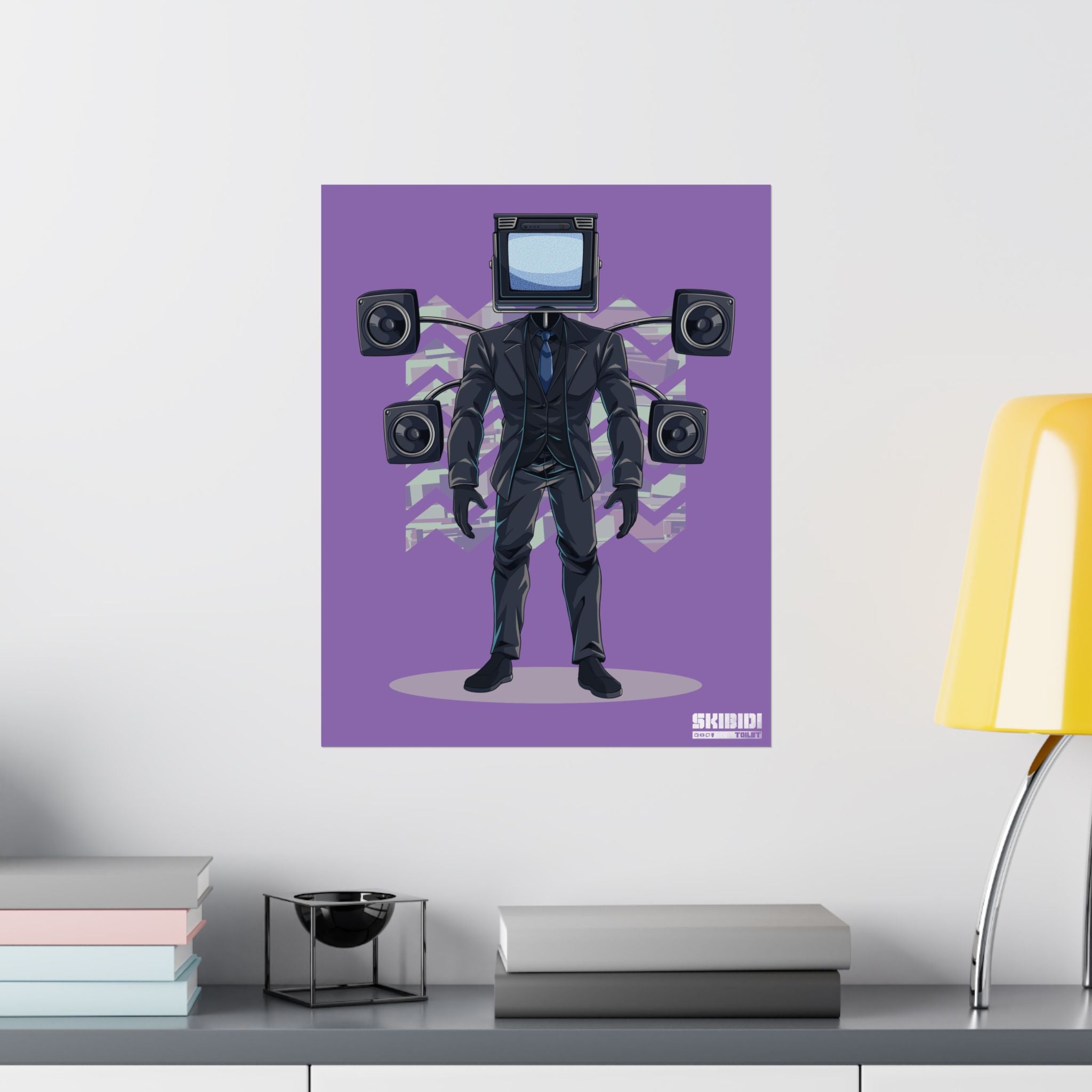 Large TV Man - Reign Poster