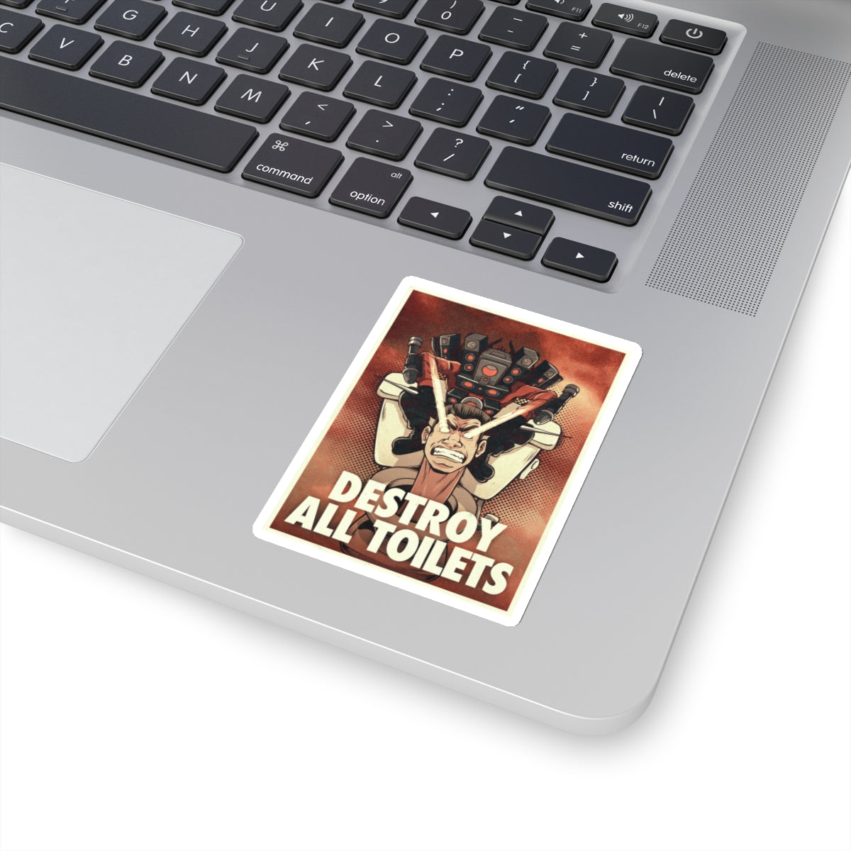 Titan Speakerman - Destroy All Toilets Sticker