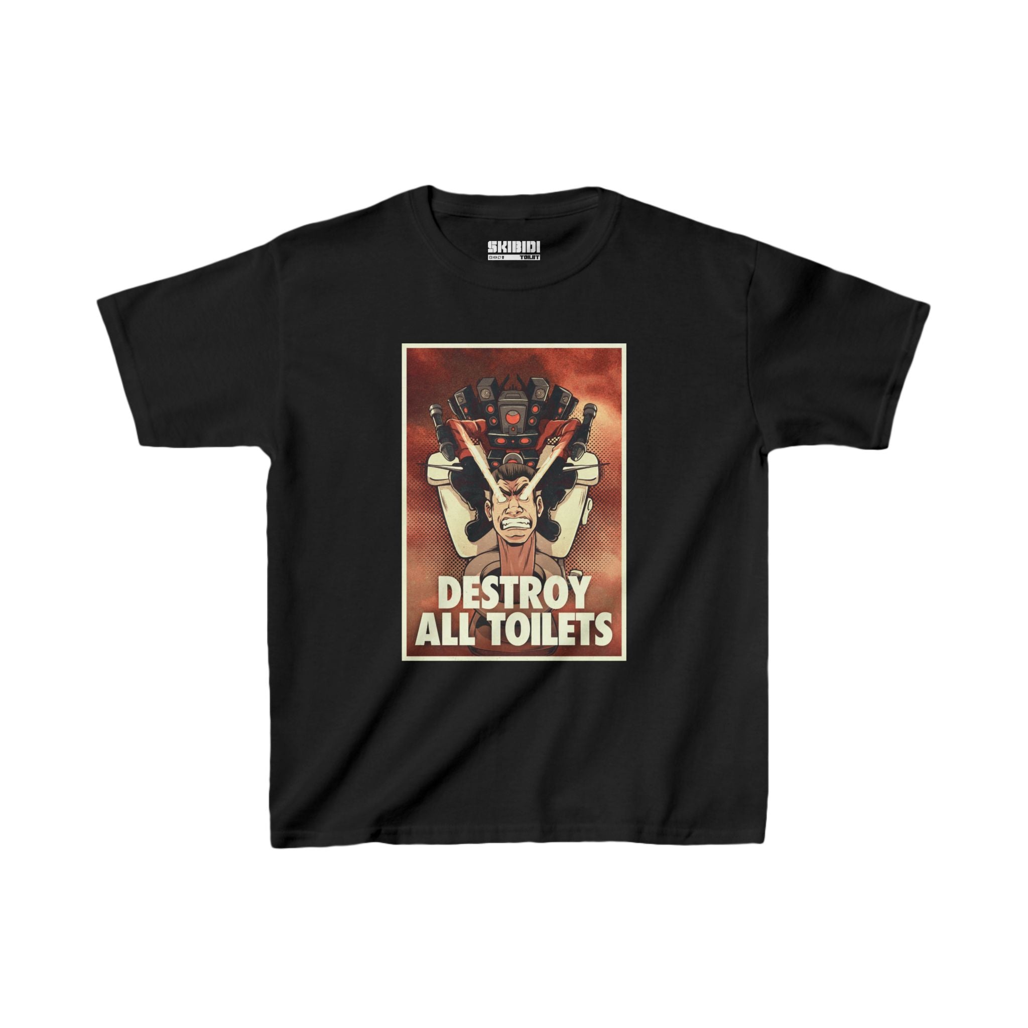 Titan Speakerman - Destroy All Toilets Tee - Youth