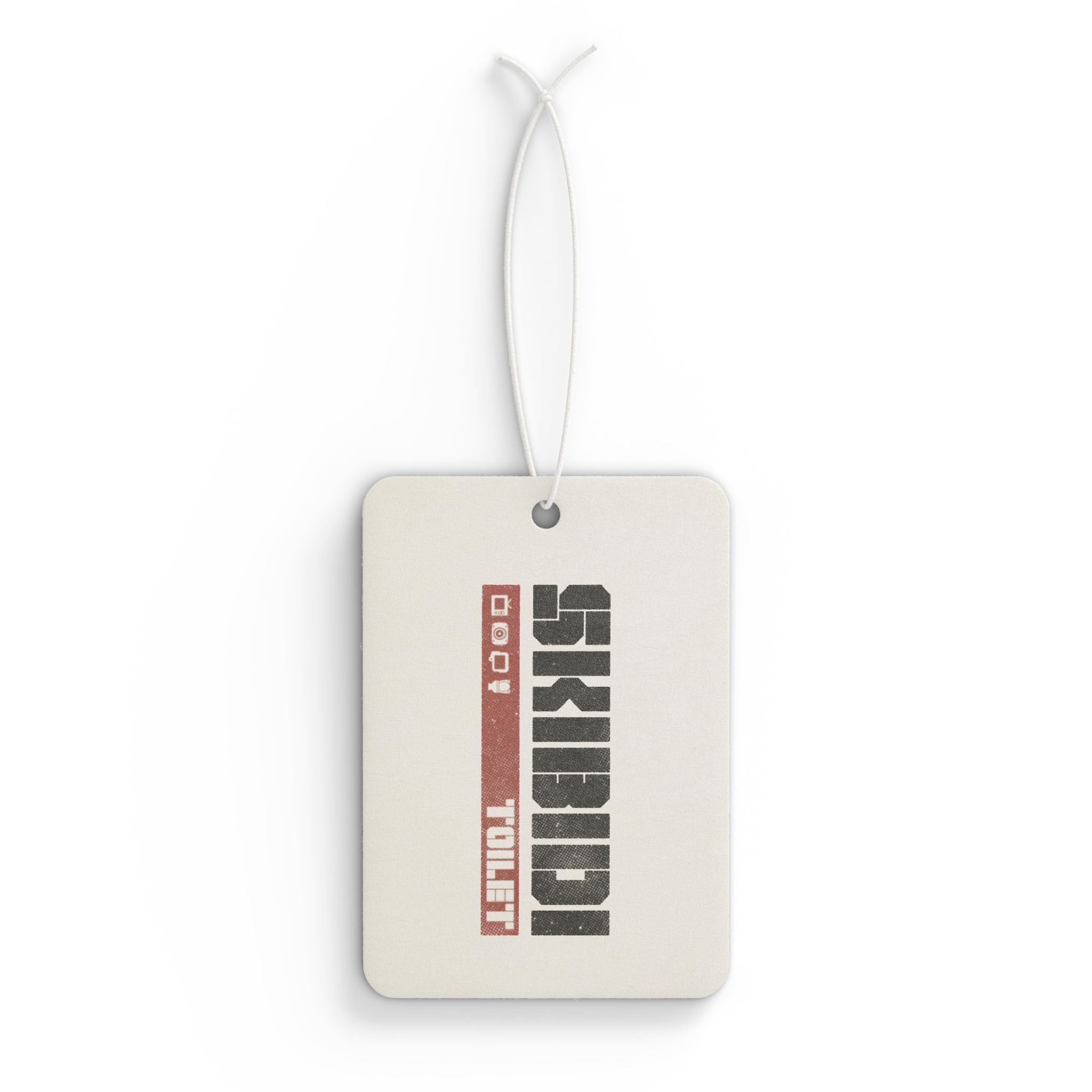 Skibidi Toilet Logo Car Air Freshener