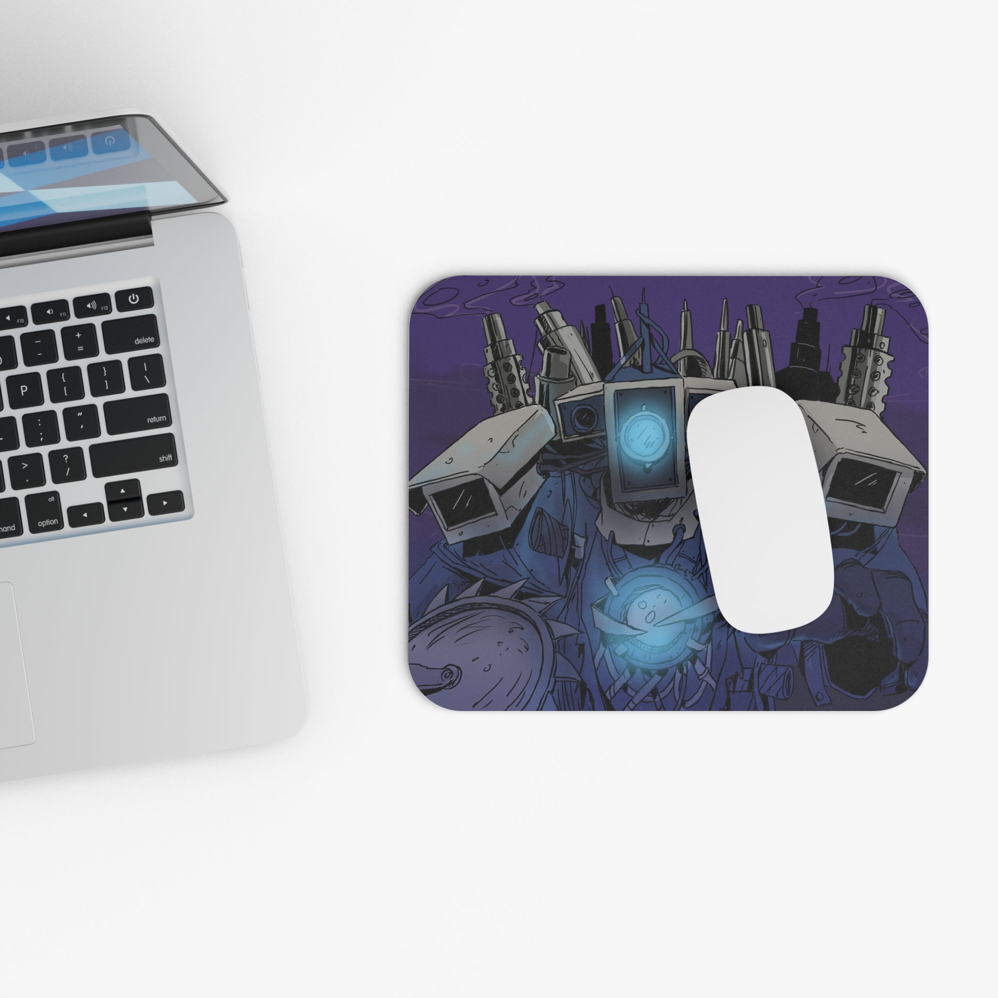 Titan Cameraman - Cosmic Dust Mouse Pad