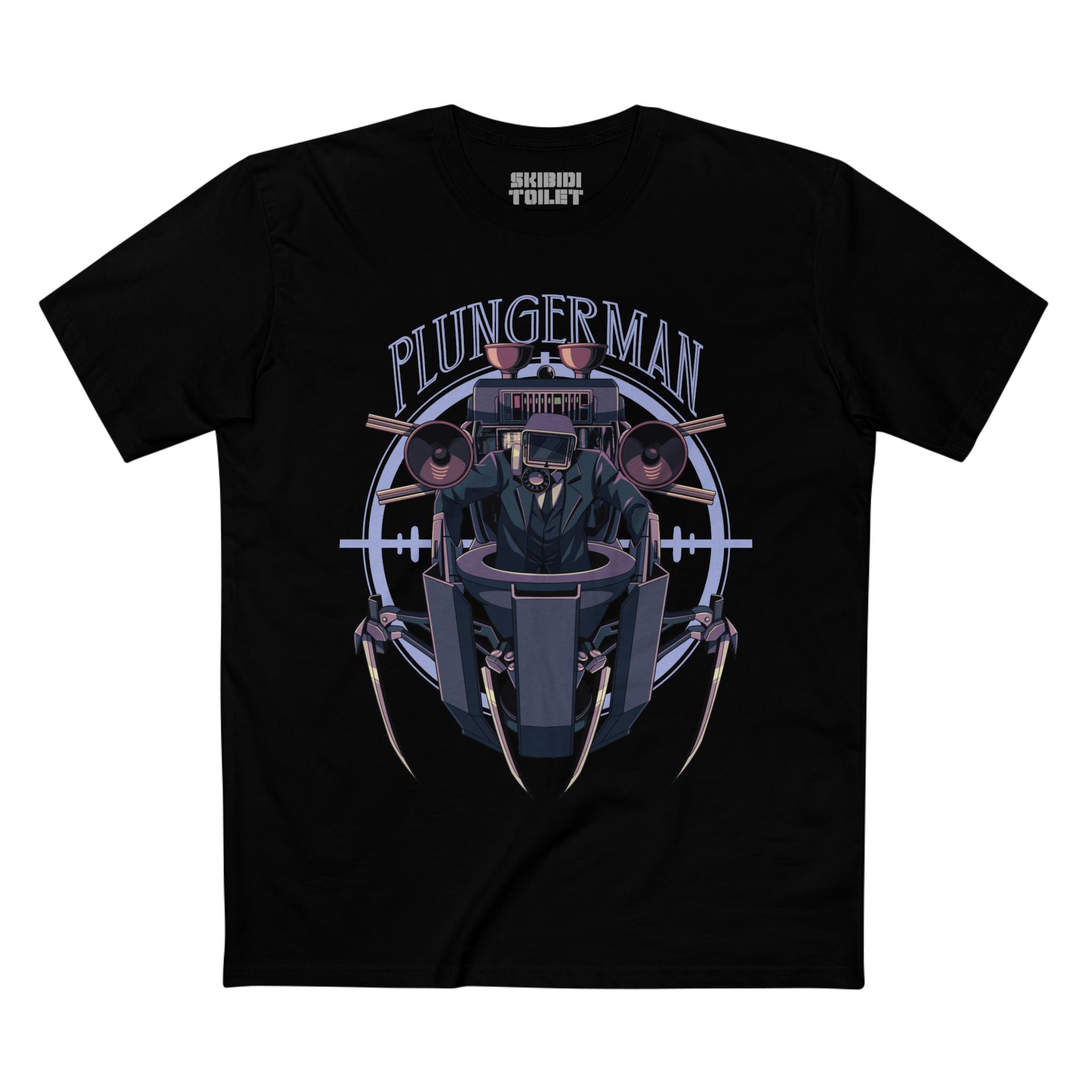 Plungerman - Glitchmobile Tee - Adult