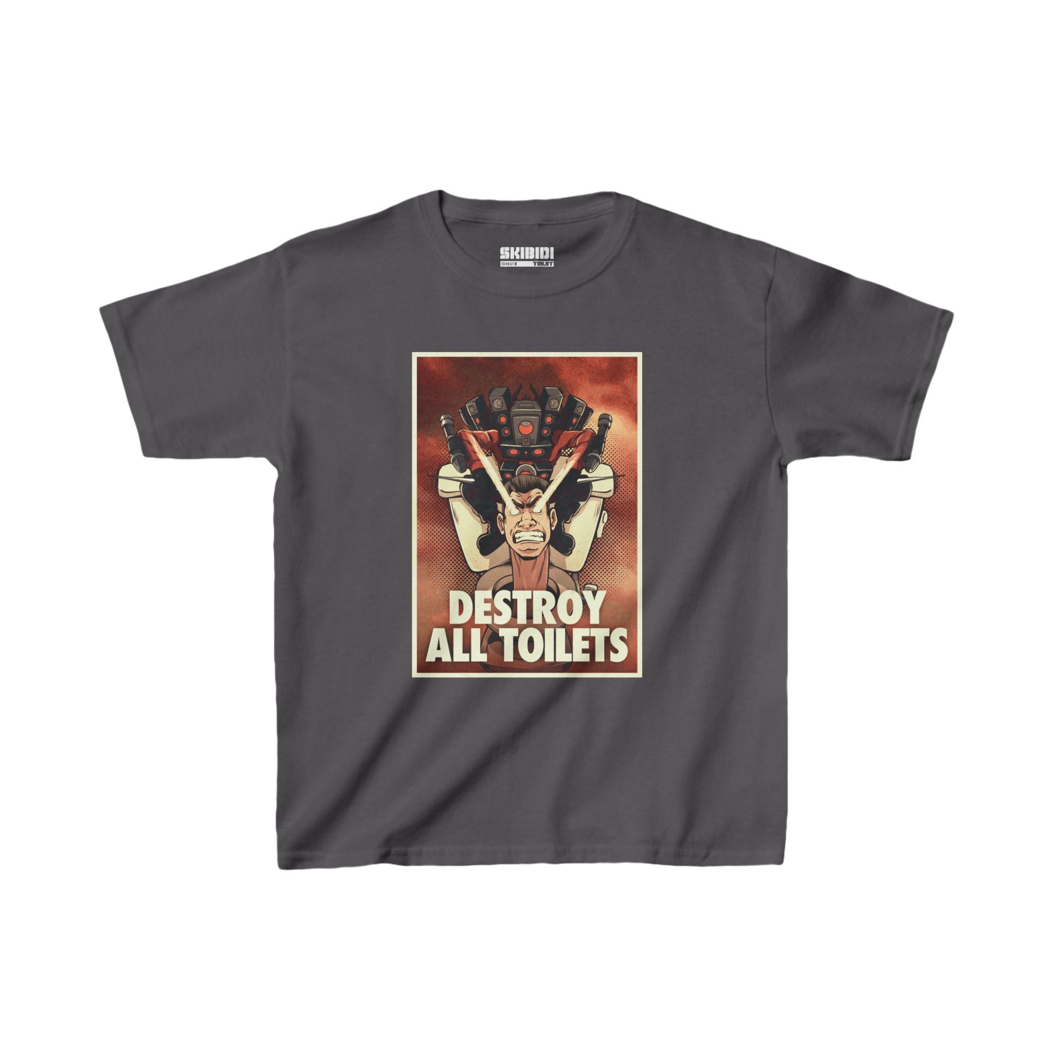 Titan Speakerman - Destroy All Toilets Tee - Youth