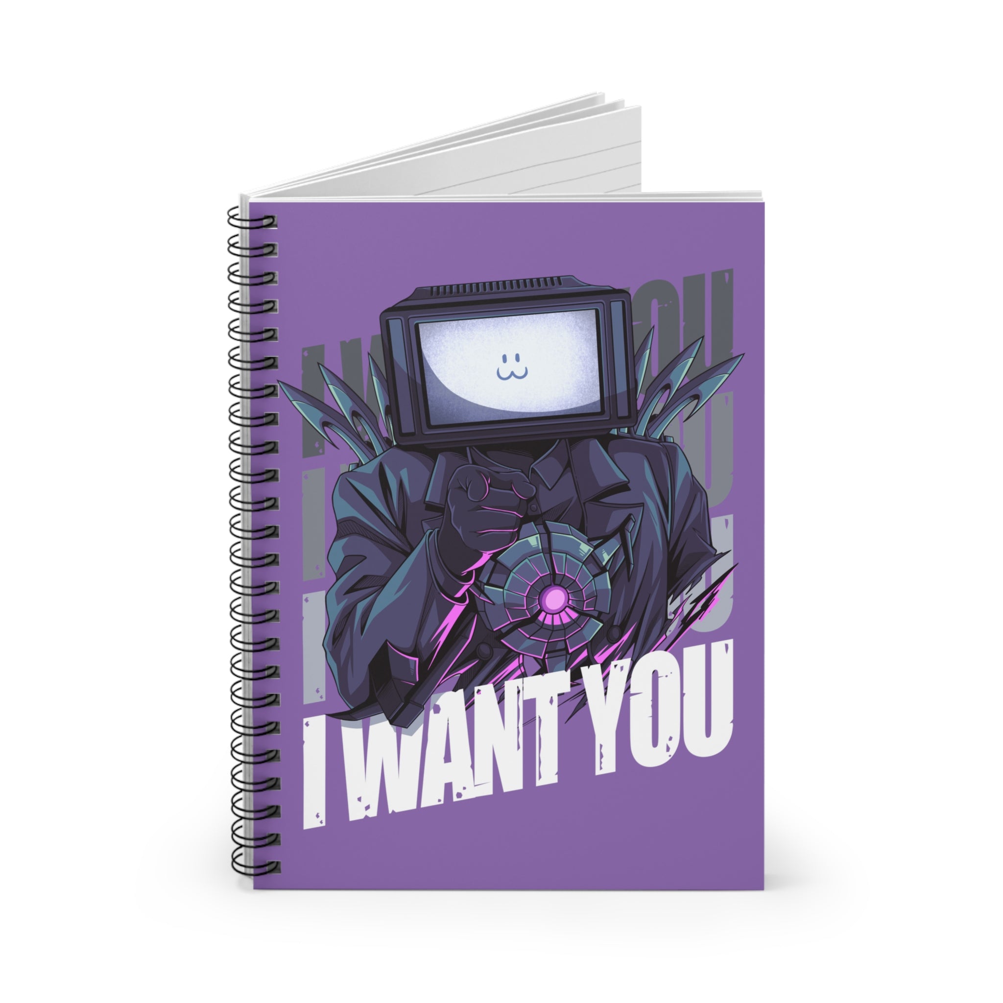 Titan TV Man - I Want You Notebook