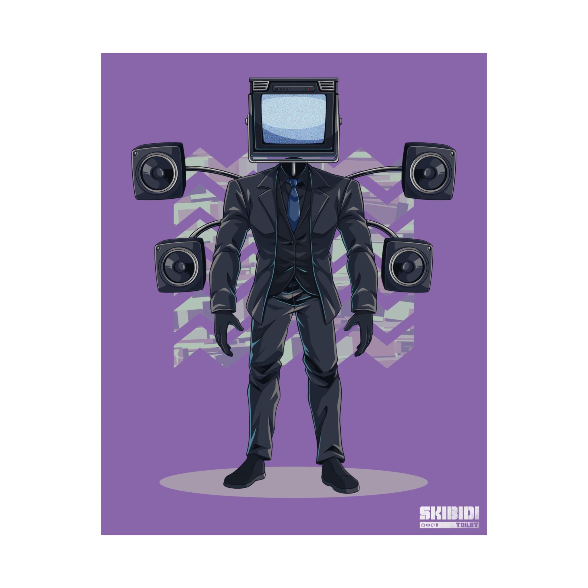 Large TV Man - Reign Poster