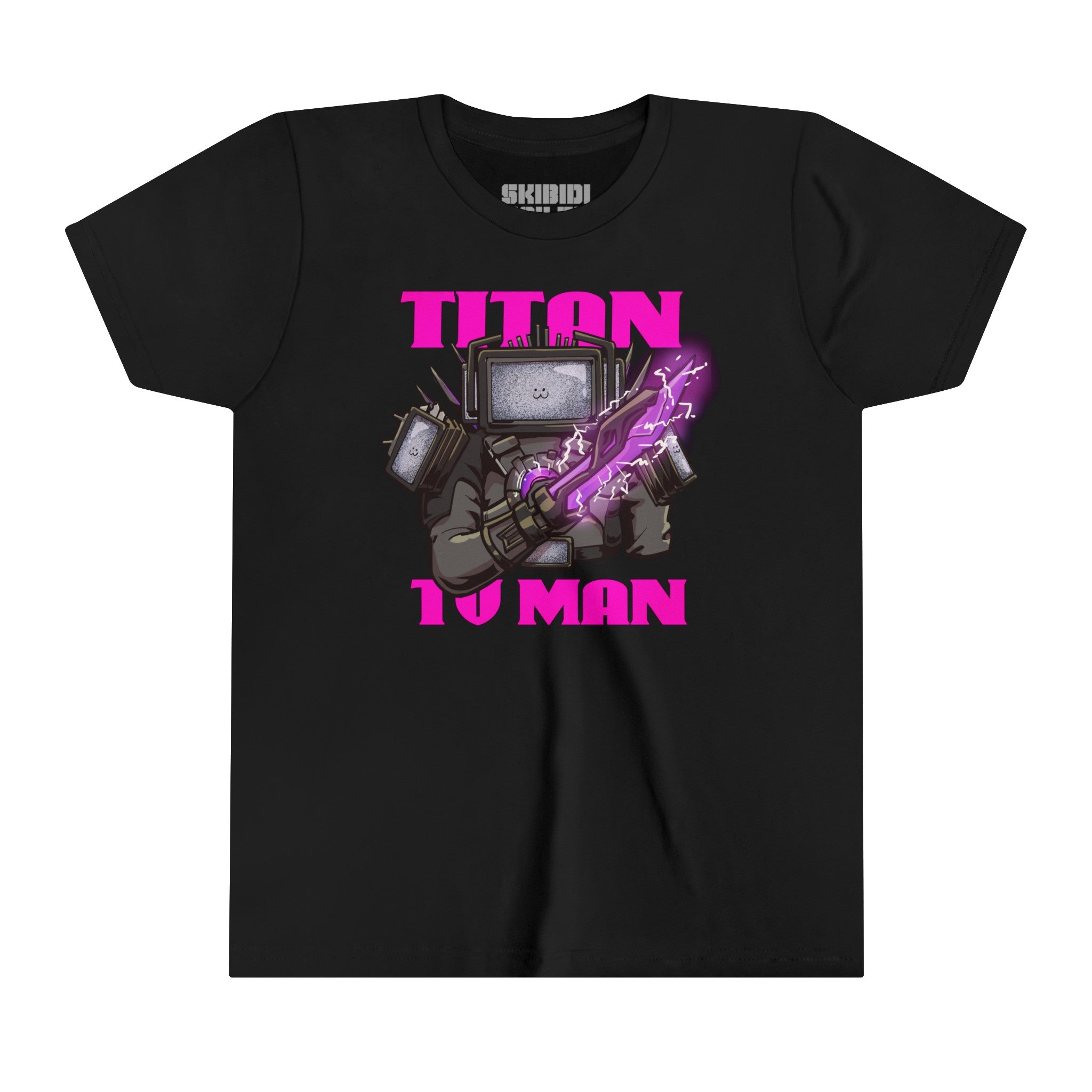 Titan TV Man - Zap Tee - Youth