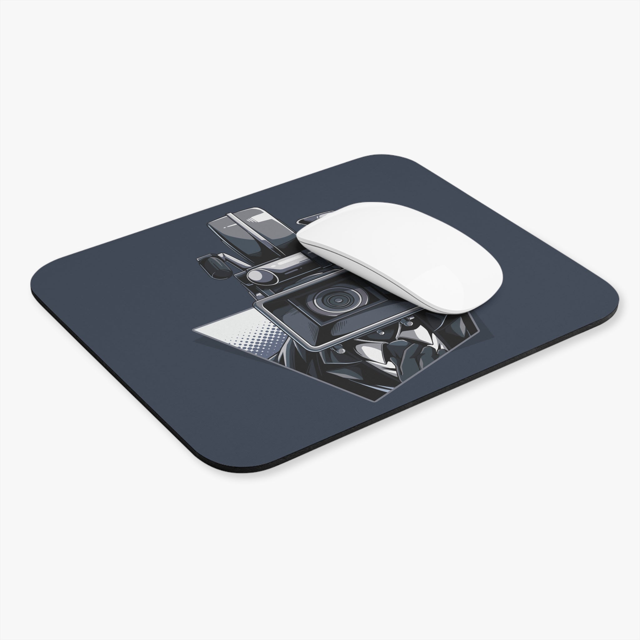 Large Cameraman - Headshot Mouse Pad