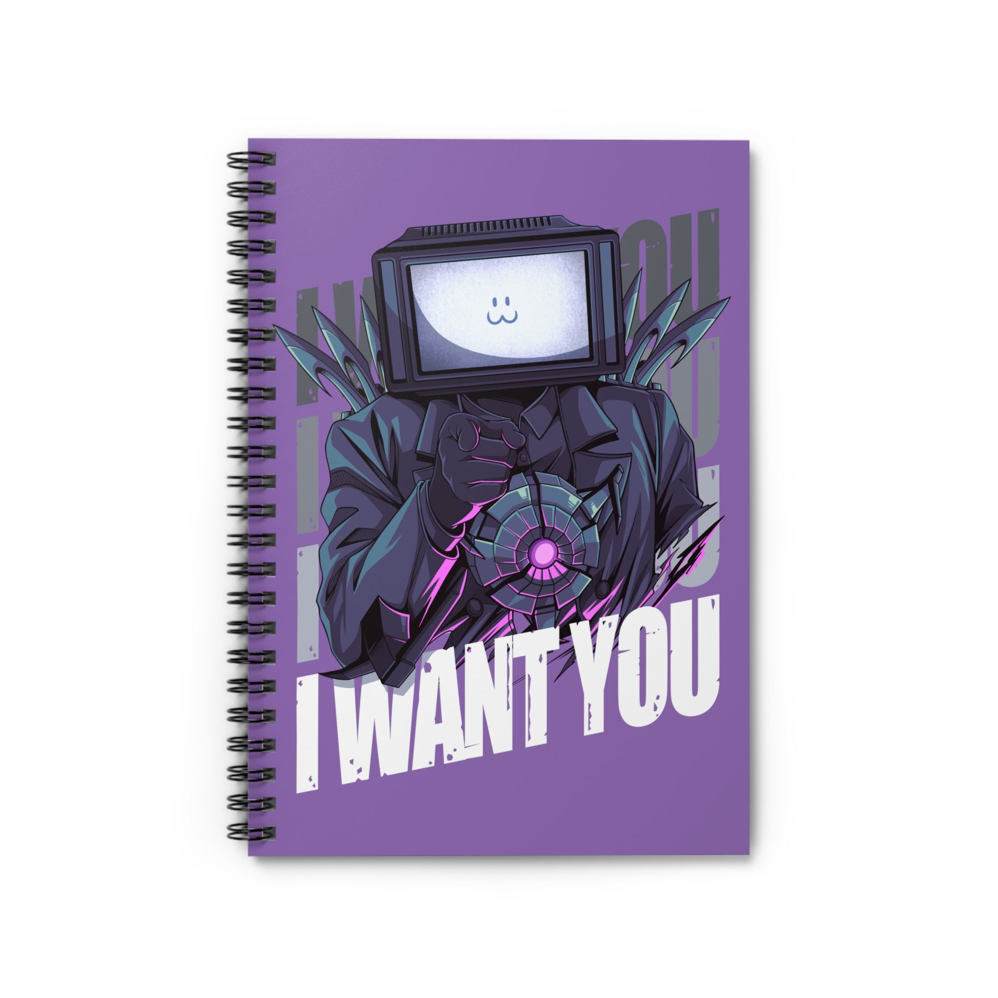 Titan TV Man - I Want You Notebook