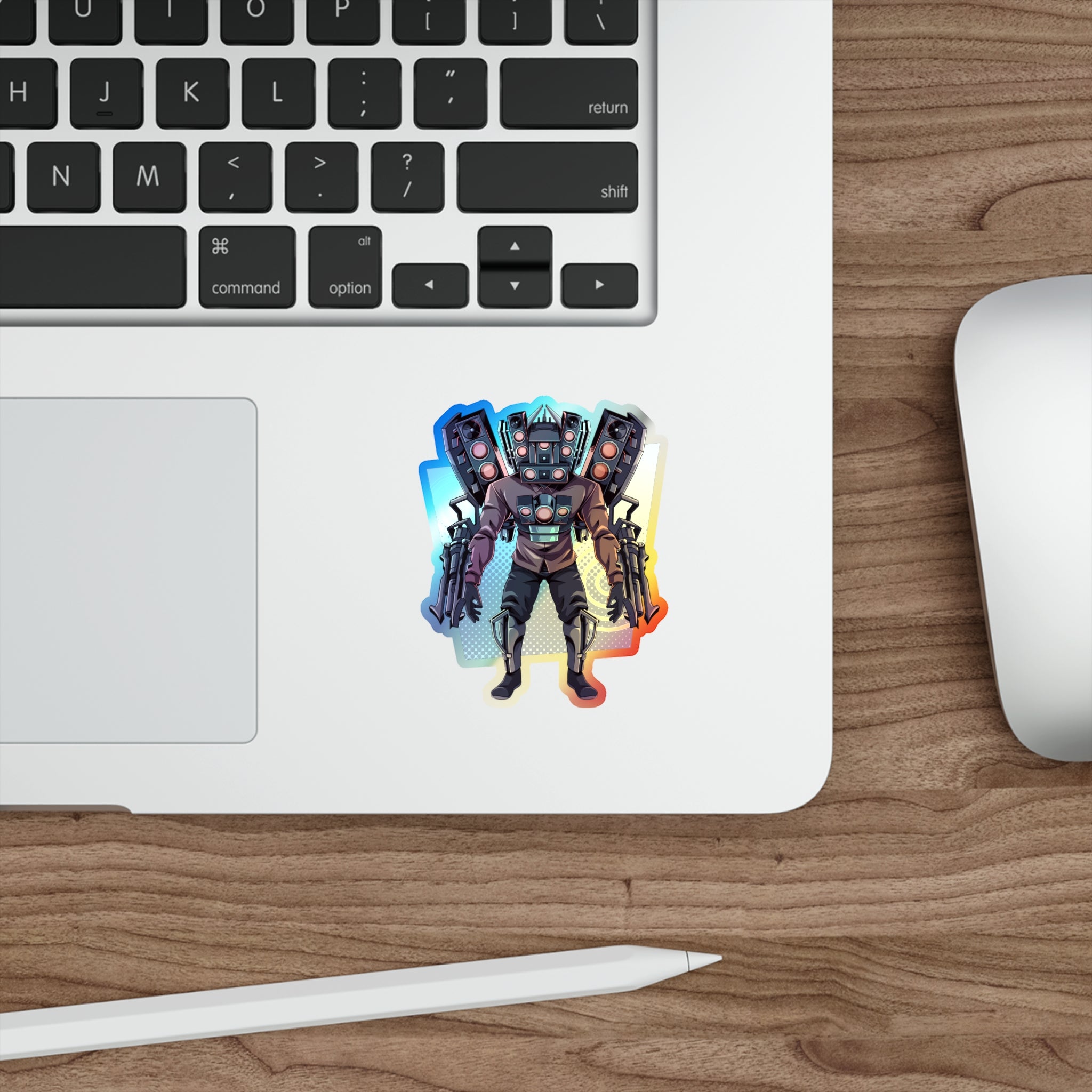 Titan Speakerman - Pulse Holographic Sticker