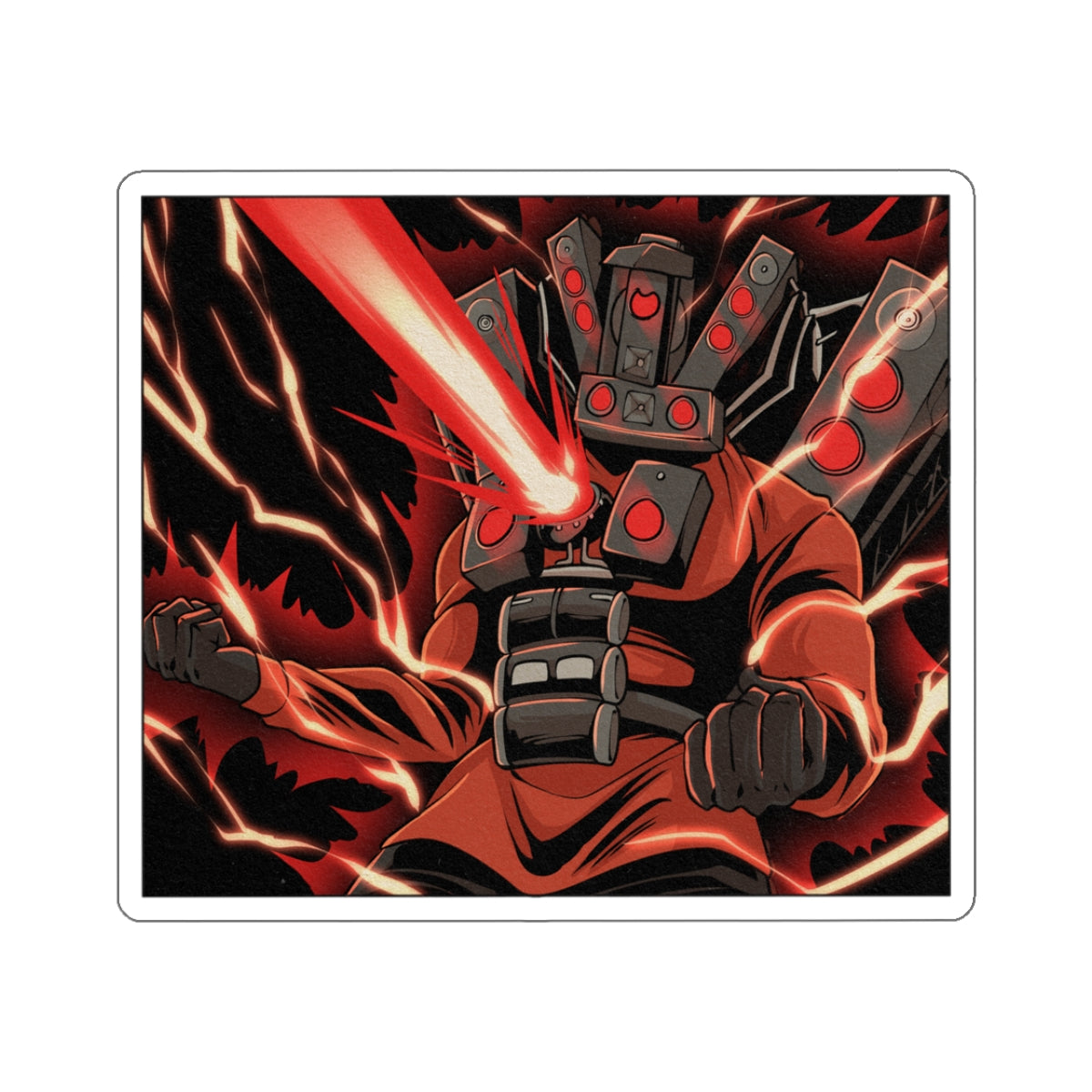 Titan Speakerman - Fury Sticker