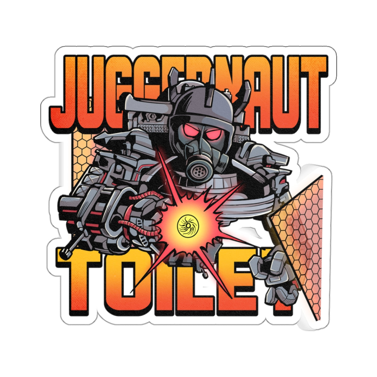 Juggernaut Astro Toilet - Naut It Sticker