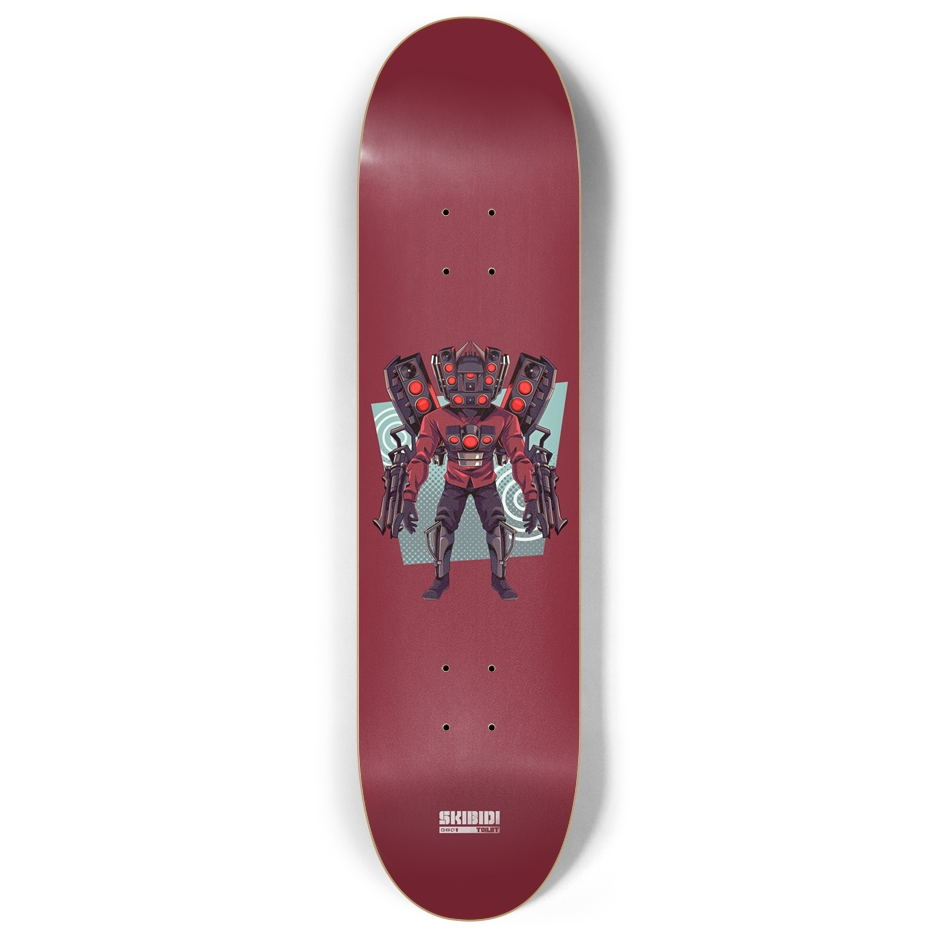 Titan Speakerman - Pulse Skate Deck