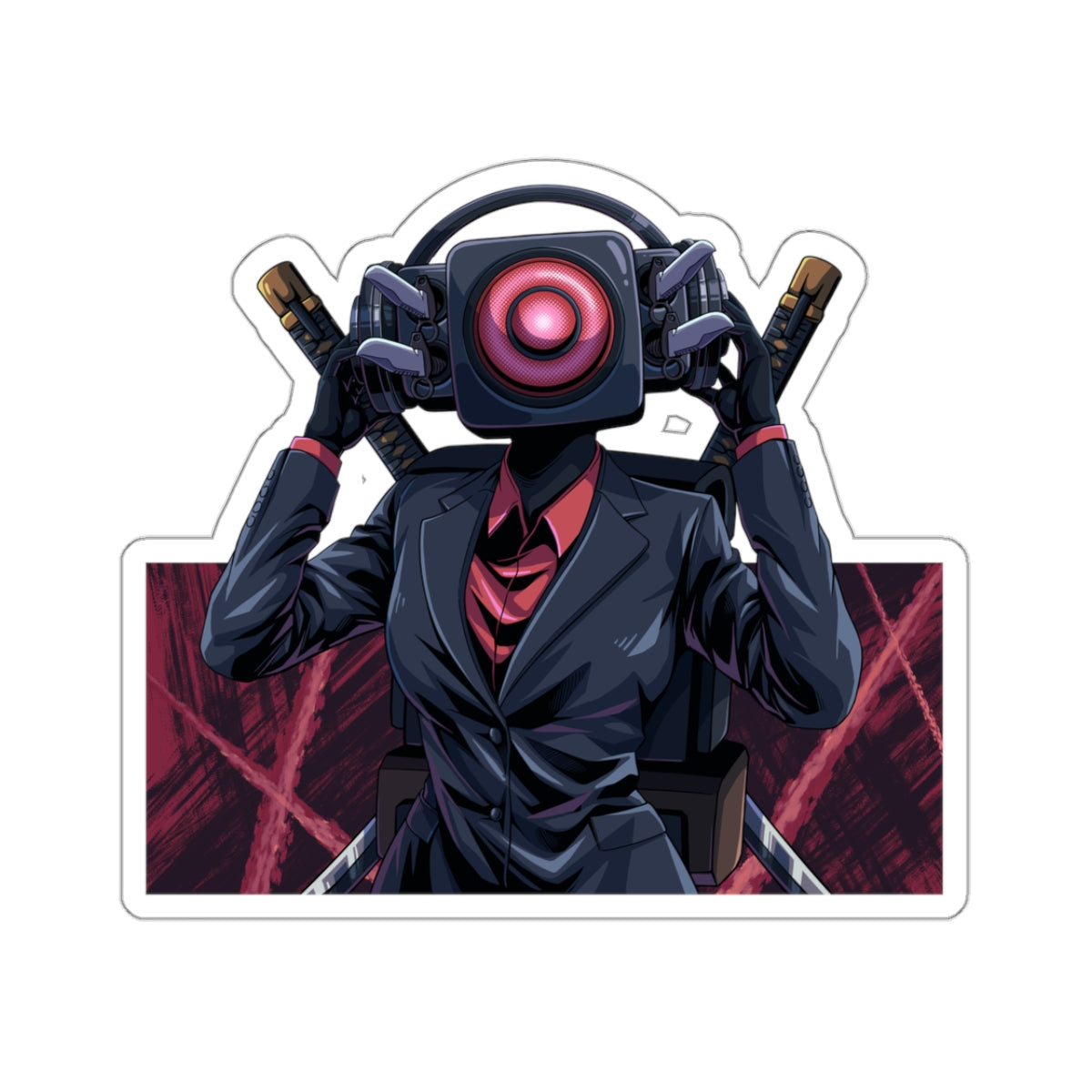 Speakerwoman - Dual Wield Sticker