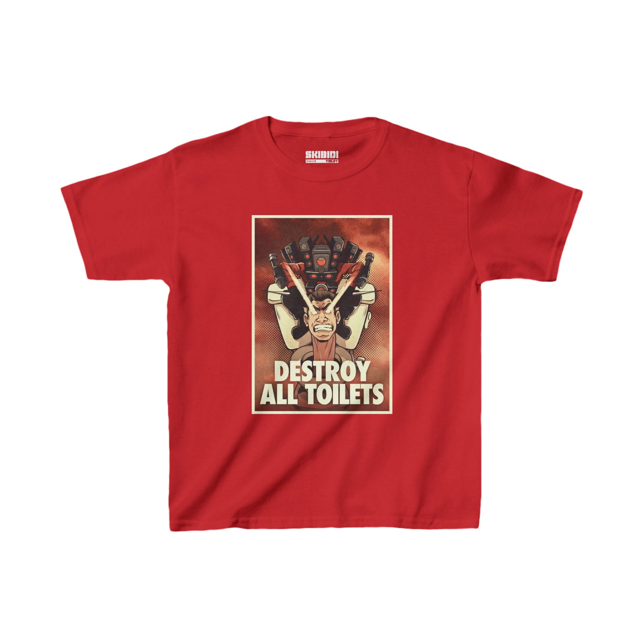 Titan Speakerman - Destroy All Toilets Tee - Youth