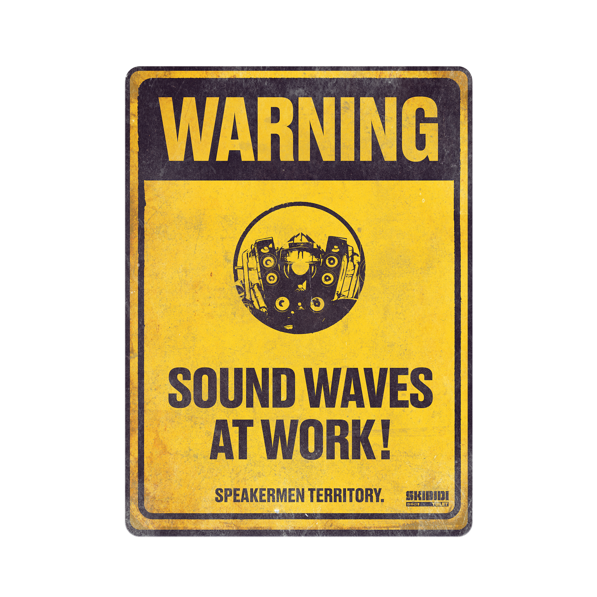 Speakermen Sound Waves Wall Sign