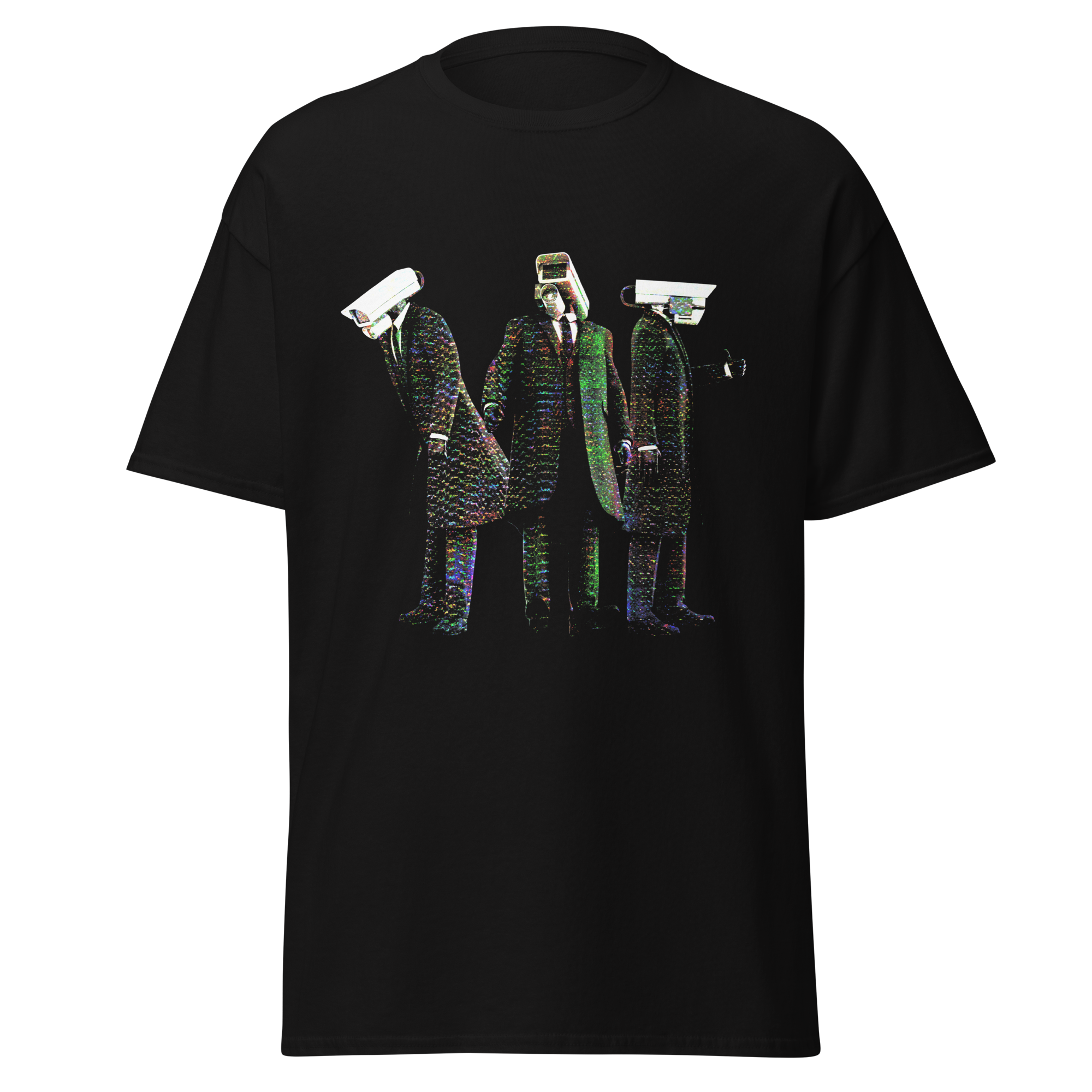 Cameraman Static Black Unisex Tee