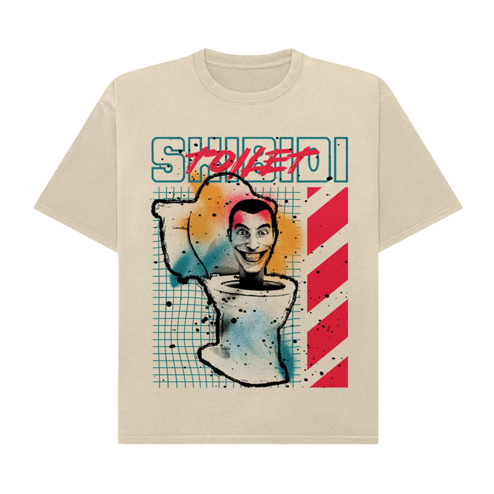 Splatter Paint Toilet Youth Tee