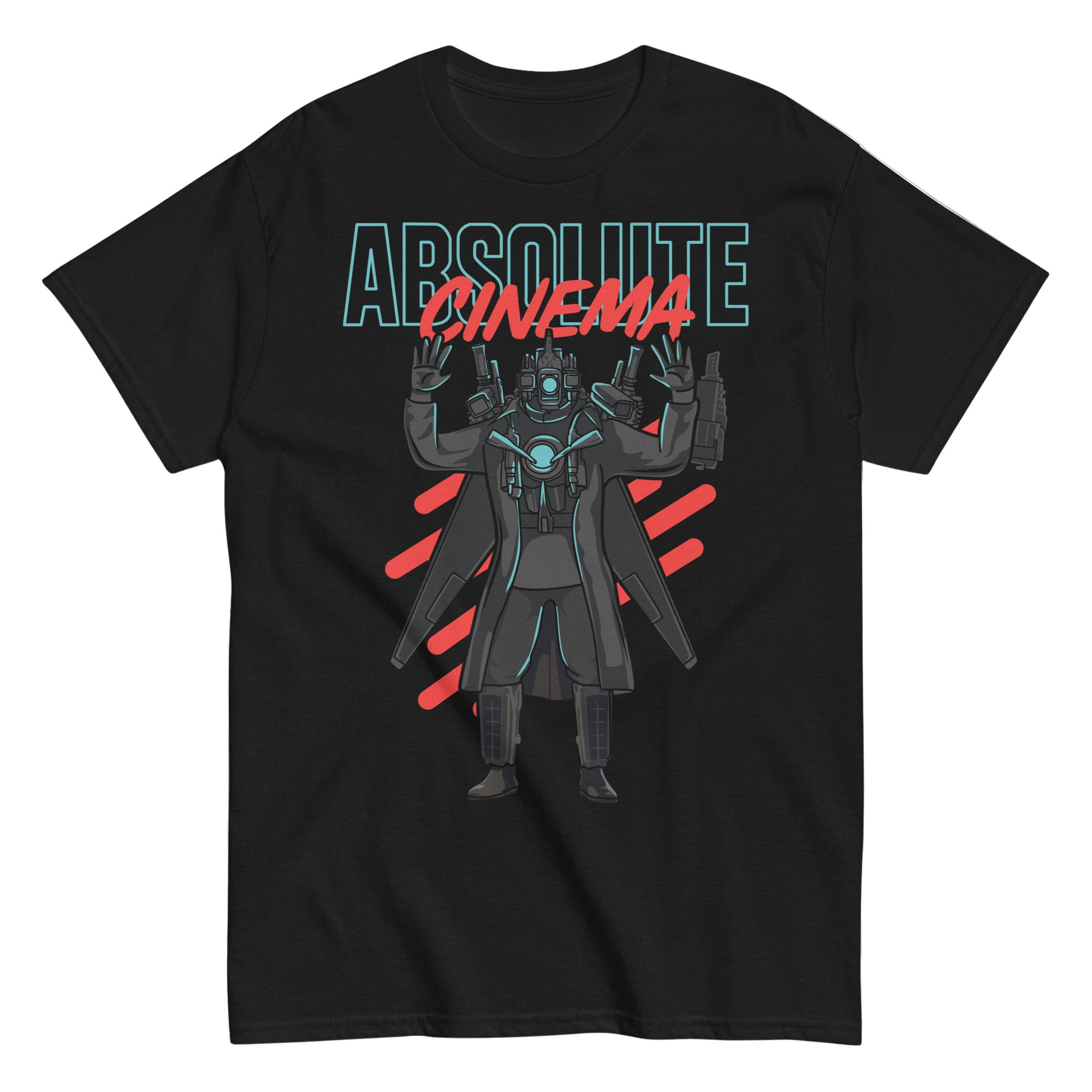 Absolute Cinema Titan Cameraman Black Unisex Tee