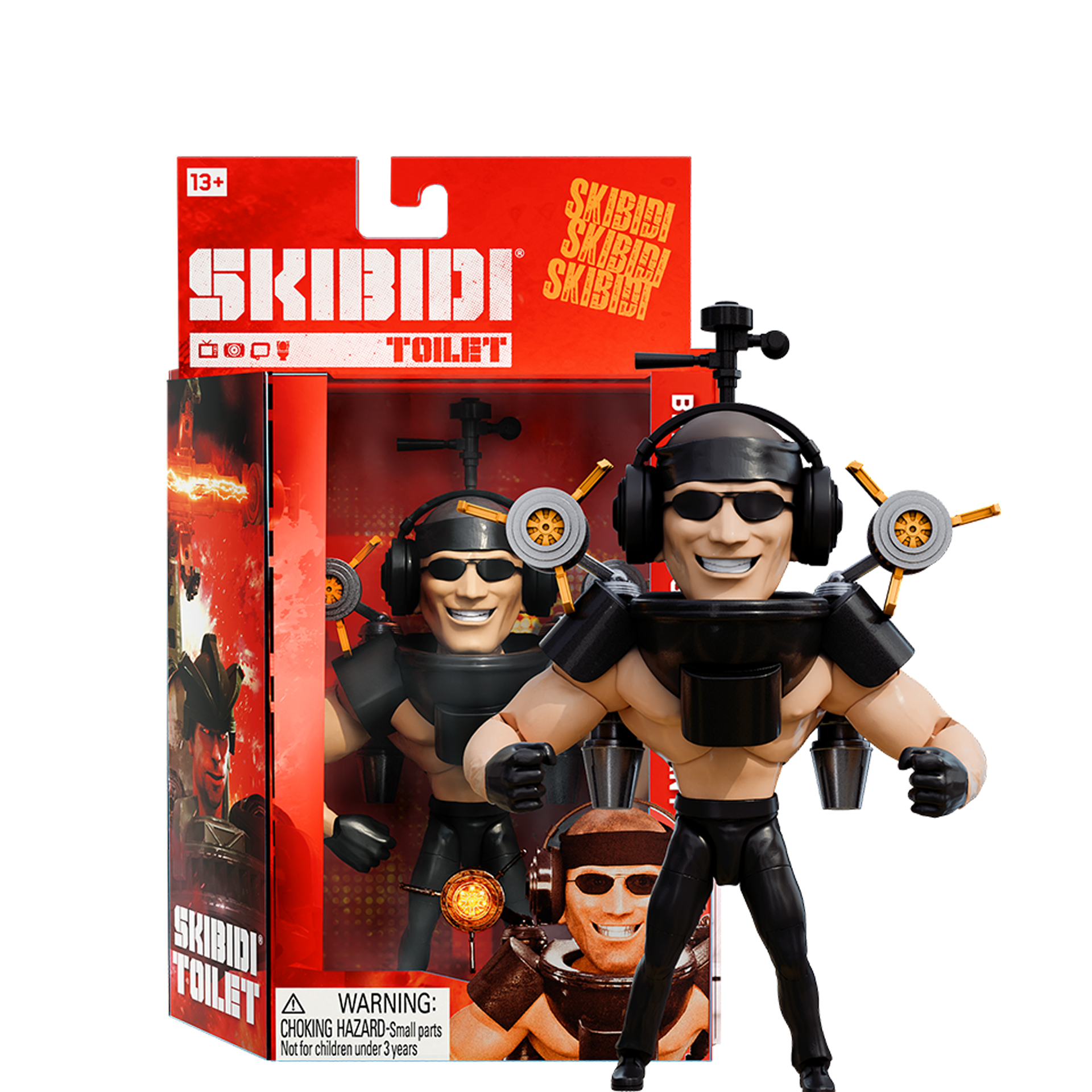 Skibidi Toilet Deluxe Figure - Berserker Skibidi Mutant Skibidi Toilet Deluxe Figure - Berserker Skibidi Mutant