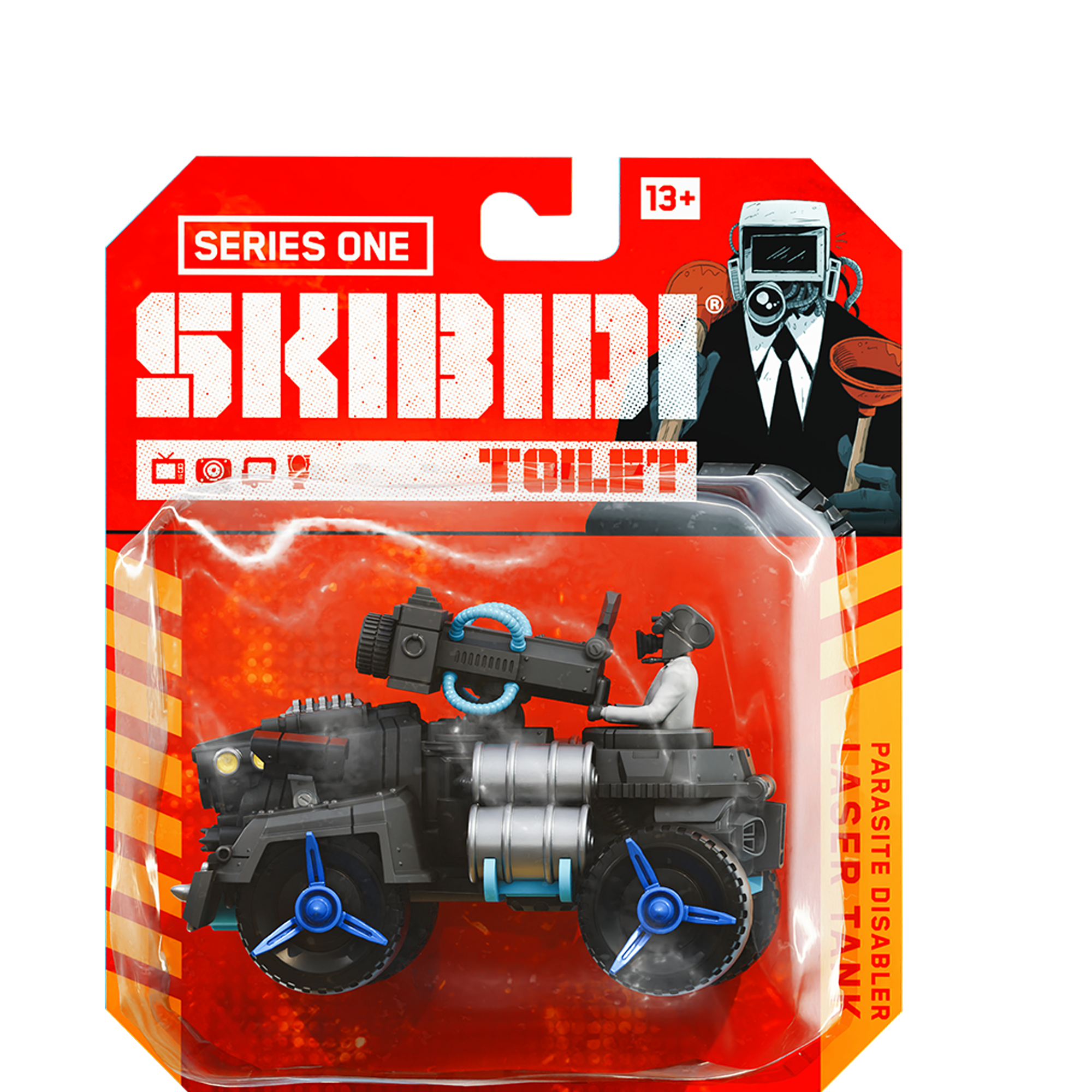 Skibidi Toilet 1:64 Diecast - Parasite Disabler Laser Tank